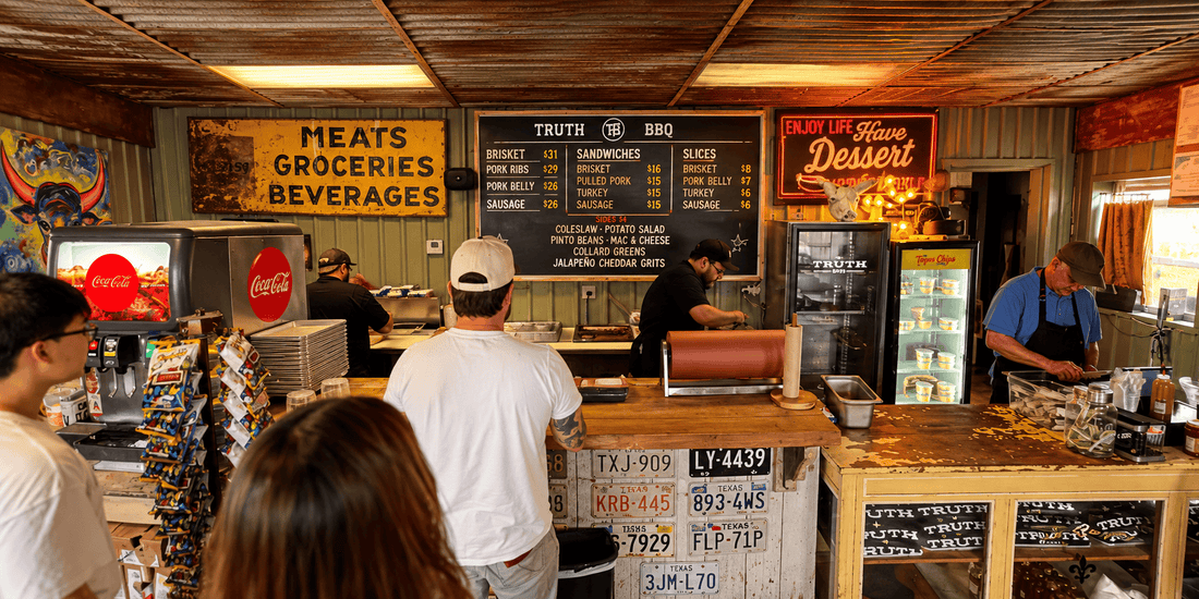 Inside the truth bbq brenham location